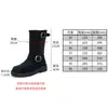 Botas Martin de Cuero de Vaca Retro Súper Suaves para Mujer 2026 Nuevo Estilo Botas de Motociclista Botas Vaqueras Occidentales Tacón Grueso Punta Redonda Botines Arrugados en el Tobillo