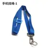 Lanyard para teléfono móvil con clip trasero inclinado, cinturón lanyard, hebilla, lanyard de marca para exposición, cuerda para colgar tarjeta de autobús, impresión por transferencia térmica