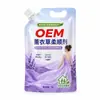 Amaciante de Tecido Lavanda Fragrância Personalizada Antiestático Desodorizante de Longa Duração Líquido de Cuidado OEM Suavizante Proteção da Cor Suavidade
