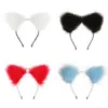 Lindo Pinza para el Cabello con Forma de Oreja Juguete Accesorios Aro Juego Color Sólido Conejo Corazón