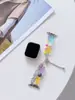 Para pulseira de Apple Watch applewatch4/5/6/7 novo urso corrente de goma iwatch meninas S8