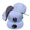Gorra de béisbol de moda con bordado de letra NY, gorra de los Yankees, gorra plana de ala dura versátil LA, sombrero no ajustable