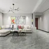 Estilo Lujo Moderno Accesible Azulejos de Mármol Grises Completos 800X800 Azulejos de Pared y Piso para Sala de Estar Pared de Fondo