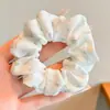 Scrunchie de rede retrô de alta qualidade, elástico de cabelo versátil oversized estilo coreano, acessório de cabelo de alta elasticidade para outono e inverno
