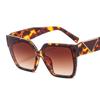 Nuevas gafas de sol de moda coreana para hombres y mujeres, con protección UV en colores europeos y americanos, montura grande, 9555