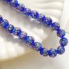 Cuentas redondas de 12 mm con forma de flor ardiente transparente china, cuentas sueltas de vidrio para manualidades, pendientes de mano, material colgante, venta al por mayor