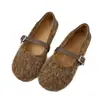 Zapatos Mary Jane para mujer, nuevo estilo de moda, perfectos para otoño, combinan con faldas, suela plana, versátiles, zapatos de punta baja, 2026