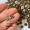 8mm Vintage Pequeno Feito à Mão DIY Bjd Mini Bronze Antigo 5 Botões Tecido Âncora Roupas de Boneca 746 Jinhua
