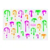 Novos Adesivos de Água para Nail Art Fluorescentes Doces Nail DIY Decalques Decorativos Adesivos de Decoração de Unhas Adesivos Transfronteiriços
