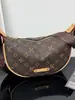 Cross2026 Invierno Nuevo Bolso de Bollo con Correa Ancha Diseño de Nicho para Mujer Bolso de Hombro Único con Estampado Retro Bolso Cruzado