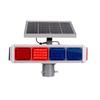 Fabricantes fornecem luzes de advertência solares luzes piscantes anti-colisão traseira sinal de tráfego noturno luzes de advertência LED vermelho e azul