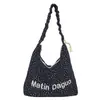 Bolso bandolera casual estilo coreano, nuevo modelo de verano 2026, bolso tote cruzado de gran capacidad, moderno y llamativo