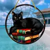 Nuevo producto transfronterizo de Amazon: decoración colgante acrílica estilo bohemio, disco acrílico colorido para decoración interior y exterior