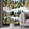 Papel de Parede Autoadesivo Espesso Transfronteiriço com Linhas Geométricas em Estilo Ins, Papel de Parede de Rattan Imitação, Papel de Parede Adesivo que Muda de Cor para Móveis