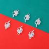 Colgante Fuzi de Loto Chapado en Plata Accesorios DIY Hecho a Mano Material de Cuentas Pulsera Ropa Joyería Accesorios de Joyería de Margarita