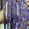 Opcional multicolor 4x13mm cilíndrico roxo azul pilar de pedra imperador Jaspe Impressão