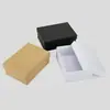 Caja de Regalo al por Mayor cielo y tierra tapa superior e inferior en stock caja de papel rígido en blanco al por mayor impresión de LOGOTIPO caja cuadrada de embalaje para regalo