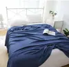 Manta de Fibra de Bambu Waffle, Manta Espessa de Cor Sólida com Padrão de Abacaxi para Sofá, Manta de Ar Condicionado, Manta para Soneca, Transfronteiriça