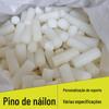 Fabricante de Barra de Nylon Pa66 Tem Pinos de Nylon Prontos, Pinos de Cavilha de Nylon Sólidos Processados Brancos Resistentes ao Desgaste