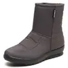 Botas Nuevas de Algodón para Mujer Botas de Invierno para Mujer Talla Grande para Adultos Mayores Botas de Nieve Cálidas Zapatos para Madre 41-43