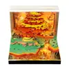 Regalos Creativos Culturales y Creativos, Calendario de Escultura de Papel Casa en el Árbol, Adornos de Escritorio, Atracciones Turísticas, Recuerdos para Reuniones de Negocios, Notas Estéreo 3D