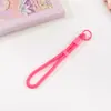 Lanyard tejido colorido ajustable para teléfono, correa de muñeca, llavero de autobloqueo, bolsa para cámara, cordón anti-pérdida para muñeca de muñeca