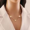 [Ice Meng] Collar de dopamina de moda con cadena de clavícula de estrella y luna, joyería transfronteriza entre Europa y Estados Unidos N1384