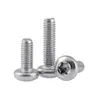 En Stock Tornillos Autorroscantes de Acero Inoxidable 304 Cabeza Redonda Ranura Phillips Cola Plana M1.4~M3 Ranura Phillips Cabeza de Lenteja Cola Plana Tornillos Pequeños