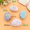 Muñeca de Peluche con Forma de Concha de Dibujos Animados Broche DIY Llavero Colgante para Bolso Accesorios de Decoración para Ropa Zapatos Calcetines