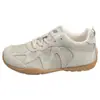 Nuevos Zapatos de Entrenamiento Casuales Alemanes para Mujer 2026, Tenis Transpirables con Cordones, Parches Verdes y Suela Gruesa, Zapatos Versátiles para Correr Casual