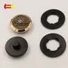 Clips para Alfombrillas de Coche al por Mayor de Fábrica Adecuados para Bolsa Suave de Aviación 360 Hebilla de Doble Capa Clip Antideslizante para Alfombrilla 2688-4