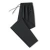 Pantalones casuales de seda de hielo nuevos, pantalones deportivos de calidad de talla grande, pantalones de verano frescos para hombre, 80% nailon, logotipo