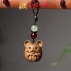 Sándalo Dorado Precioso Doce Constelaciones Cadena para Teléfono Móvil Colgante para Bolso Llavero Anillo Souvenir Souvenir
