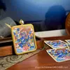 Thangka Tíbet Nepalés Pintado a Mano Thangka Mahakala Núcleo de Tarjeta 4*5