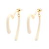 Pendientes Angla Rojos Explosivos de Amor Moda Alto Sentido Simple Elegante Atmosférico Clavo de Oreja Auricular