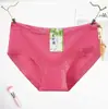 353 Venta Directa de Fábrica Calzones de Algodón Puro Triángulo para Niñas, Tallas Grandes, Color Sólido, Cintura Media, Transpirables y Cómodos
