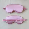 Máscara de Dormir Dupla Face em Seda Sintética com Logo Impresso, Feita de Seda de Amora, Bloqueio de Luz para Dormir, Respirável, Elástica e Protetora para os Olhos, Atacado