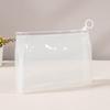 Bolsa Cosmética de PVC Tridimensional Bolsa com Zíper Transparente para Artigos de Higiene Pessoal Viagem Bolsa de Armazenamento Publicitária Bolsa de Zíper de PVC Personalização