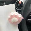 Grampo de Cabelo Rosa Fofo de Garra de Gato Outono Inverno ins Coração de Menina Presilha Bico de Pato Menina Doce Presilha de Gato Acessórios de Cabelo de Pelúcia