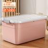 Caja de Almacenamiento de Plástico Extra Grande para Ropa Edredón Caja de Almacenamiento Hogar Dormitorio Juguetes Artículos Varios Caja de Almacenamiento Gruesa a Prueba de Polvo