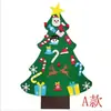 Decoração de Natal Transfronteiriça Feltro TNT Árvore de Natal Pingente Infantil Feito à Mão Educacional Tridimensional Árvore de Natal Personalização