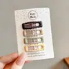 Presilhas de Cabelo Fofas de Desenho Animado para Meninas, Presilhas Bico de Pato com Bolinhas, Presilhas Laterais, Presilhas para Franja, Presilhas de Barraca de Atacado de Yiwu
