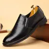 Zapatos de cuero para hombre marca Dragonfly, zapatos casuales para hombre de suela blanda, con cordones, zapatos negros de vestir para el trabajo