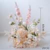 Decoración de Boda Rosa Bola de Flores Arreglo Floral Tablero Kt Floral Diseño de Fiesta de Cumpleaños Flor para Mesa de Comedor Flor Artificial Flor Falsa Arreglo de Piso