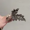 Pinza para el cabello de media coleta con perlas de moda, elegante y de lujo ligero, horquilla coreana dulce y versátil, accesorios de alta gama para todas las estaciones
