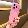 Funda de Silicona Magnética Perforada para Teléfono Estilo Helado Adecuada para Apple 17Promax Moderna 16 Estilo Verano 15/14/13