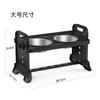 Altura ajustável Pet Dish Rack Lifting Aço Inoxidável Cat Dish Rack aquecido Dual-use Dog Bowl Tilt Alimentação Prato Rack