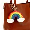 Amazon Transfronterizo Nuevo Flor Tejida Llavero Colgante Lindo Pequeño Fresco y Dulce Estilo Festivo Regalo de Amistad