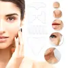 Xiajia Pegatinas Pegatinas para la Frente Hechas Listo T-Shaped Pegatinas de Silicona para el Pecho Pegatinas para Cuello Cara Ojos Pegatinas Faciales Levantamiento Facial Transparente Venta Caliente