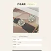 Botones Metálicos con Forma de Flor Estilo Chanel con Pedrería Completa para Abrigos de Punto y Piel, Botones Decorativos con un Toque de Lujo Ligero Francés y Sensación de Alta Gama